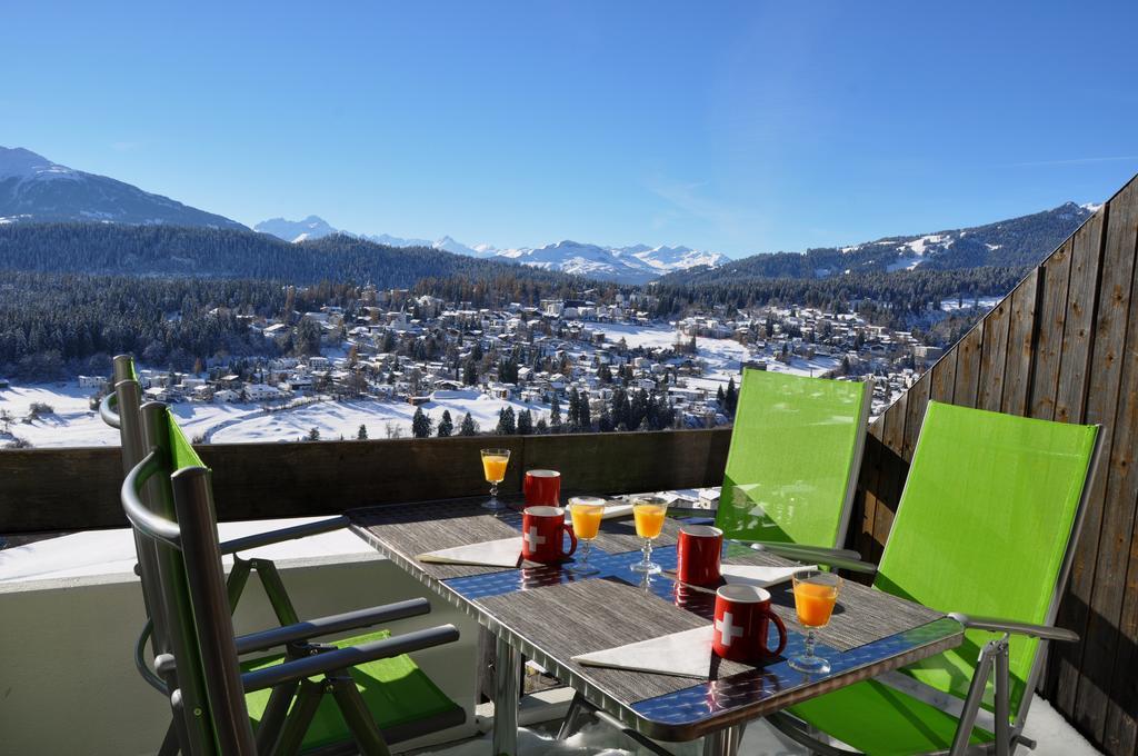 Crap Da Flem - 3.5 Zimmer Ferienwohnung Am Sonnenhang Von Flims Bagian luar foto