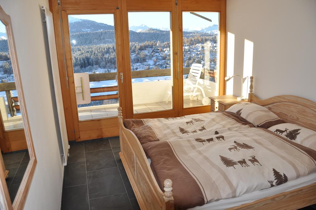 Crap Da Flem - 3.5 Zimmer Ferienwohnung Am Sonnenhang Von Flims Bagian luar foto