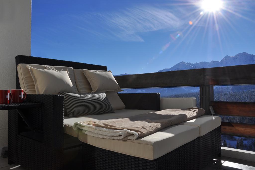 Crap Da Flem - 3.5 Zimmer Ferienwohnung Am Sonnenhang Von Flims Bagian luar foto